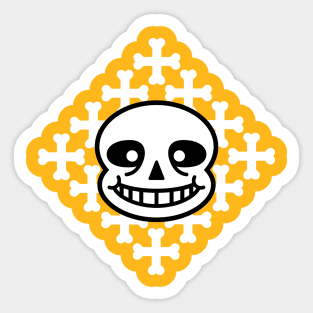 Sans Bones Sticker